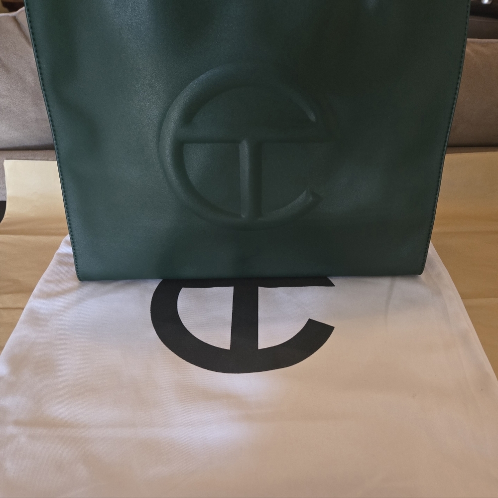 Telfar Dark Olive Medium Shopping Bag - New - Picture 9 of 9